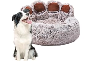 TUMOTSIT Cuscino Per Zampa Di Gatto, Divano Pigro A Forma Di Zampa Di Gatto Zampa D'orso, Divano Soffice A Forma Di Zampa Antiscivolo Con Imbottitura Interna Rimovibile, Letti Per Animali Domestici A Forma Di