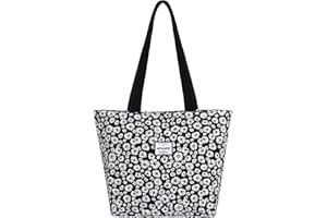 HAWEE Donna Borsa Tote con Zip Grande Borsa a Tracolla Casual Borsa a Mano Moda Borsa a Spalla Impermeabile Borsa della Spesa Leggera Borsetta per Quotidiano Vita Scuola Lavoro Spiaggia