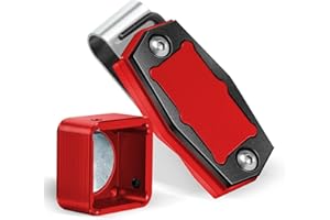 Puluole Magnetischer Pool Kreidehalter,Aluminiumlegierung Snooker Zubehör,passend für Standard Pool Kreide