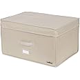 Compactor Space Saving Rigid Vacuum Storage Box, Size Large, 150 Litre, 55 x 40 x 30cm, Life 2.0 Range, Beige, RAN7117