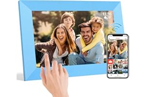 TSITSC 10.1 Inch Digital Picture Frame, WiFi Digital Photo Frame, 1280 * 800 IPS Touch Screen HD Display Digital Frame Built in 32GB Memory, Auto-Rotate, Share Photos and Videos via Frameo app