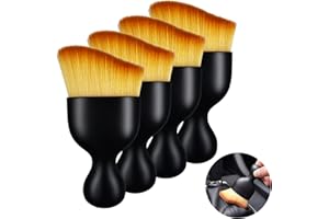 tekenewbse 4 Pezzi Pulizia Auto Interni, Pulizia Sedili Auto Kit, Pennelli Pulizia Auto, Pennelli Detailing Auto, Spazzola Setole Morbide, Pulizia Auto Interni Polvere del Cruscotto dell'Aria