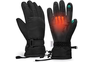 ‎HOMORD Homord Winterhandschuhe Herren, Wasserdicht Skihandschuhe Herren - Warme Atmungsaktive Schneehandschuhe Winter Touchscreen Handschuhe für Skifahren,Snowboarden,Eislaufe