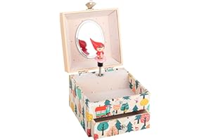Trousselier - Caperucita Roja - Joyería musical - Regalo ideal para niños - Canción de cuna musical de Schubert - Multicolor - 2 unidades