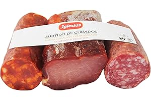 IGLESIAS ASI DA GUSTO - Lote Lomo Embuchado, Chorizo Extra Y Salchichón Extra De G, 700 Gramo