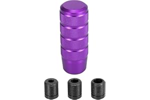 X AUTOHAUX Car 9.5cm Shift Knob Gear Shift Manual Transmission Stick Set Purple