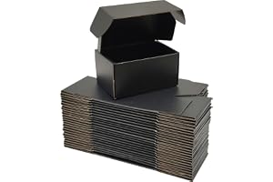 Cenoid Små Postlådor, 15 × 10 × 7,5 cm, Svarta Postpaket Försändelse Papperskassar För Post, Försändelse, Leverans, Förpackni