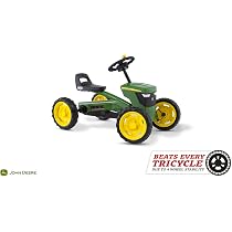 Kart à Pédales BERG Buzzy 2en1 - Avec Barre De Poussée - Enfant 2-5 Ans - Bleu