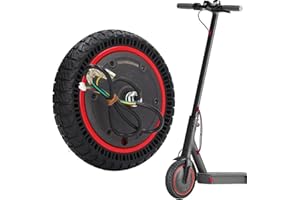 MechKit Roue de Moteur de Moyeu de Trottinette Électrique pour Xiaomi M365 Pro/M365 Pro 2 Scooter Électrique, 36V 350W Pneu de Roue de Moteur de Scooter Électrique de 8,5 Pouces Antidérapant