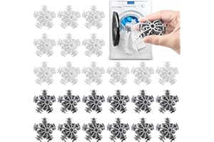 Suuwwn Trocknerbälle, 24 Stück Trocknerbälle für Wäschetrockner,Trocknerball,Trocknerbälle für Daunenjacken,Trockner Ball,Dryer Balls,Waschball für Waschmaschine,für Heim Kleidung Reinigung