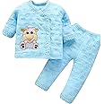 Fancy Walas Presents New Born Baby Winter Wear Baby Clothes 2 Pcs Sets 100% Cotton Baby Boys Girls Unisex Baby Cotton/Winter Suit Infant Clothes First Gift For New Born.