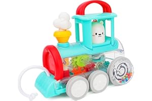 SYID 1 Year Old Boy Toys - Push and Pull Along Toys for 1+ Year Old Boy Gift Train Toys Toddler Early Development & Activity Toys, 1st Birthday Gifts for Baby Boys and Girls, Steam Train