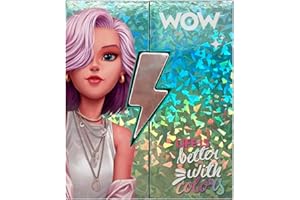 WOW GENERATION - Paleta Cosmética Rayo, 10 Sombras, 3 Coloretes y 3 Highlighters, Diseño Único, Colores Vibrantes y Neutros para Maquillaje Divertido y Creativo para Niñas, Ideal para Regalar