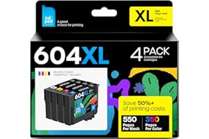 iNKPAD 604XL kompatybilne wkłady do Epson 604 604 XL do Workforce WF-2910 WF-2930 WF-2950 WF-2935 Expression Home XP-4200 XP-2200 XP-3200 XP-2205 XP-3205 XP-4205 (opakowanie 44