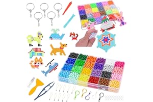 RZMZBY Regalo Bambina 4 5 6 7 8 Anni, Perle d'acqua magiche per bambini 2400 perle in 24 colori Giocattoli Giochi Bambini Bambina 4 5 6 7 8 Anni