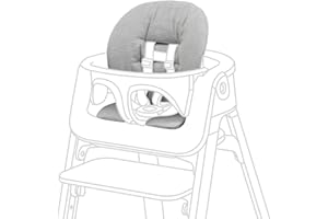 Cuscino per Stokke Steps Baby Set, Nordic Grey - Comodo accessorio per Stokke Steps Baby Set - morbido, facile da pulire, materiale idrorepellente - Cotone lavabile in lavatrice