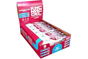 KMC NRG Gel: Refreshing Raspberry Mint Energy Gel 27g Dual Carb +Electrolytes +B Vitamins Informed Sport Vegan Gluten Free by Kendal Mint Co. (24x70g)