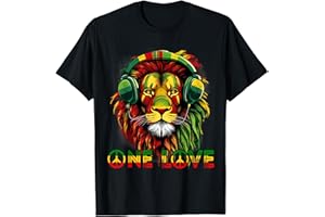 RASTA REGGAE ROOTS Rasta Reggae Lion Jamaica Rastafarian Pride Reggae Music T-Shirt