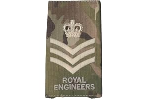 CL Distribution Royal Engineers MTP/Multicam Rank Slide - British Army Military - One Slide