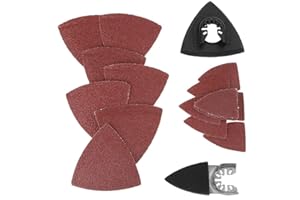 DEWIN 82 Stück Sanding Kit, Oszillierender Schleifsatz Multi Tool Sander Pad for Multimaster Makita Dremel Tool