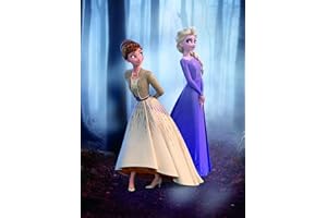 Komar Disney Wandbild Von Frozen Wood Walk | Kinderzimmer, Babyzimmer, Dekoration, Kunstdruck | ohne Rahmen | WB065-30x40 fotomural, carbón