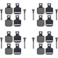 SOMMET 4 pairs Resin and Semi-Metallic Disc Brake Pads fit for Magura MT5 MT5E MT7 MT Trail Typ 8.1 SH901 M5 M7 ZSPB18-4