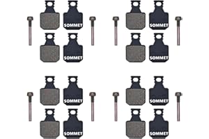 4 Pares SOMMET Pastillas Freno Disco Semi-metálico para Magura MT5 MT5E MT7 MT Trail Typ 8.1 SH901 M5 M7
