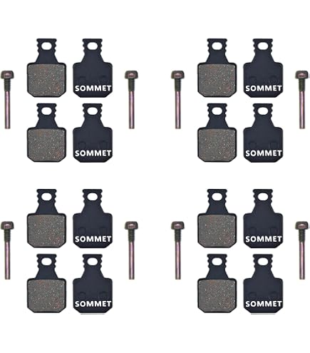 Pastiglie Freni Per Bici Magura MT5/MT7 - Set Da 4 Paia Resina E Metallo