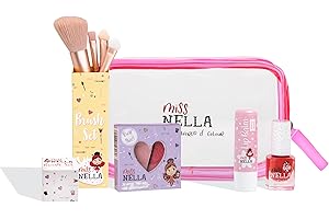 MISS NELLA Cosmetic Bag GIRLY GIRL ESSENTIALS, the perfect treat for your little princess, playing dress up, like mummy, Toy makeup set