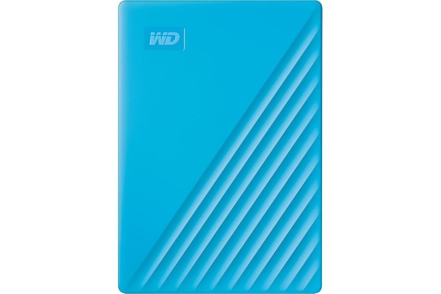 WD 2TB My Passport Disco Duro Externo Portátil, USB 3.2 Gen 1/USB 3.0, Copia de seguridad y protección con contraseña, Format