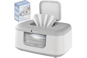 JOOL BABY PRODUCTS TinyBums Baby Wipe Warmer & Dispenser with LED Changing Light & On/Off Switch (Grey) - Jool Baby