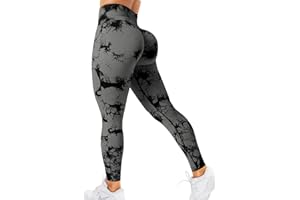 ZAAYO Leggings deportivos para mujer, cintura alta, sin costuras, pantalones de yoga