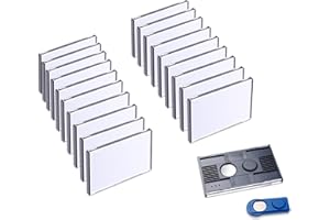 ‎AVERY ZWECKFORM Badgepoint vista40 Namensschilder (63x40mm, 20 Schilder mit Magnet, verdrehsicher, mit Druckbogen für Namenskarten und Vorlagen zum Bedrucken, magnetische Namensschilder für Kleidung) anthrazit