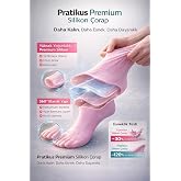 Pratikyus Silikon Nemlendirici &Ccedil;orap &ndash; &Ccedil;atlak ve Kuru Topuklar İ&ccedil;in Bakım &Ccedil;orabı, Yumuşatıcı Ayak &Ccedil;orabı (39-42)