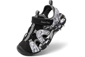 DREAM PAIRS Kids Sandali Sportivi per Bambini Unisex Estivi Scarpe da Trekking con Punta Chiusa per Sport all'Aria Aperta Ragazzi