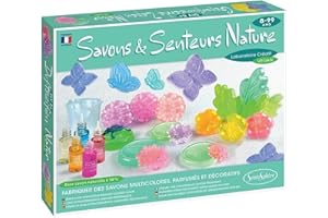 Sentosphère - Savons et Senteurs Nature - Coffret de savonnettes - kit DIY - Nénuphar, lotus, papillons ou grenouilles - A partir de 8 ans - 224