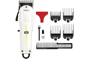 Wahl Cordless Super Taper, Professional Hair Clippers, Pro Haircutting Kit, Clippers for Bulk Hair Removal, Taper Fade, Adjustable Lever, Cordless, Lightweight, Barbers Supplies