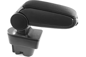 MY PET ELEPHANT Accoudoir central console centrale boîte de rangement noir textile pour 207 207 SW 207 CC 2006