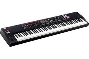 Roland FANTOM-08 SYNTHESIZER KEYBOARD MIT GEWICHTETER TASTATUR – 88er-Tastatur mit gewichteten Tasten | Tausende elektronische & akustische Roland Sounds | ZEN-Core und SuperNATURAL Technologien