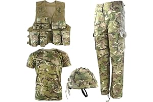 Kombat UK Kids BTP No1 Army Combo Set - British Terrain Pattern, 9-10 Years