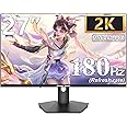Great voell 27-Inch Curved Gaming Monitor, 165Hz, 2K QHD (2560x1440P), HDR, 99% sRGB, FreeSync, Anti-Blue Light, VESA Mountable, HDMI 2.0 & DP 1.4, Tilt Adjustable, 16:9 PC Screen