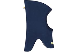 loud + proud Unisex Kinder Wende-schlupf aus Baumwoll-Fleece, GOTS Zertifiziert Sturmhaube