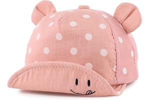 Pesaat Schirmmütze Baby Cap Jungen 6-24 Monate Sommer Mütze UV Schutz Baby Mädchen Baseball Cap Mit Größenregulierung Baby Baseballkapp