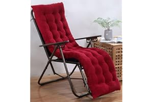 uyeoco Cuscino per Sedia a Sdraio-Chaise Longue e sedie da Giardino Reclinabili-Materasso per Lettino Prendisole-Cuscino Divano per Esterni- per Veranda e Interni (Color : #49, Size : 48 * 125cm)