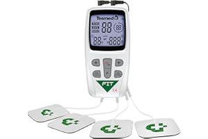 TESMED FIT Elettrostimolatore Muscolare 3 in 1 (EMS, TENS, Massaggio), 22 Programmi (6 Personalizzabili), per Applicazioni su Dolori Localizzati e Stimolazione di Addominali, Glutei, Pettorali