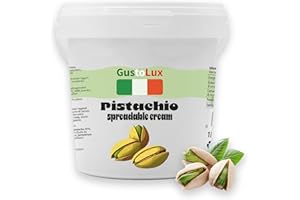 GUSTOLUX Pistaziencreme 1kg 45% aus Sizilien für Dubai Schokolade Streichcreme Brotaufstrich