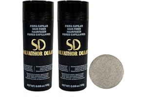 SD SALVATHOR DURAN Fibras Capilares Salvathor Duran 50 g - Pack 2 Unidades Fibra Capilar - Microfibras Capilares - Thick Fiber
