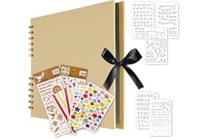 MuChoney Álbum de fotos caqui para hacer tú mismo, libro de fotos de 80 páginas, se puede utilizar como graduación, regalo de cumpleaños, regalo de San Valentín y más