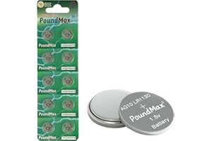 PoundMax Alkaliczne ogniwo guzikowe AG10 PoundMax LR54, 1,5 V, 10 sztuk