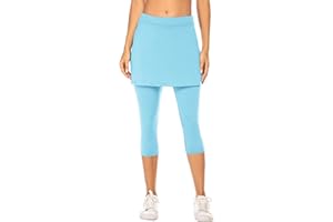 MAXMODA Damen Lauf Skort/Laufhose Hockey Rock Engen Capris Gym Yoga Pants